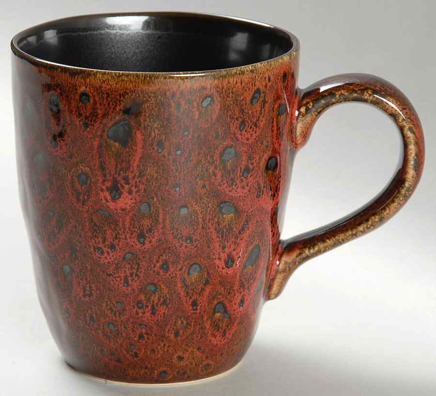 Ostrich Red Mug by Tabletops Unlimited-1