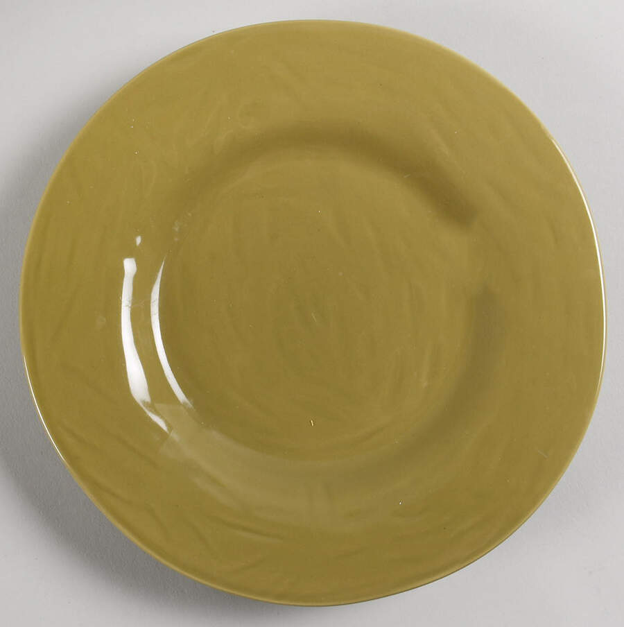 Naturals Avocado Green Dinner Plate by Tienshan-1
