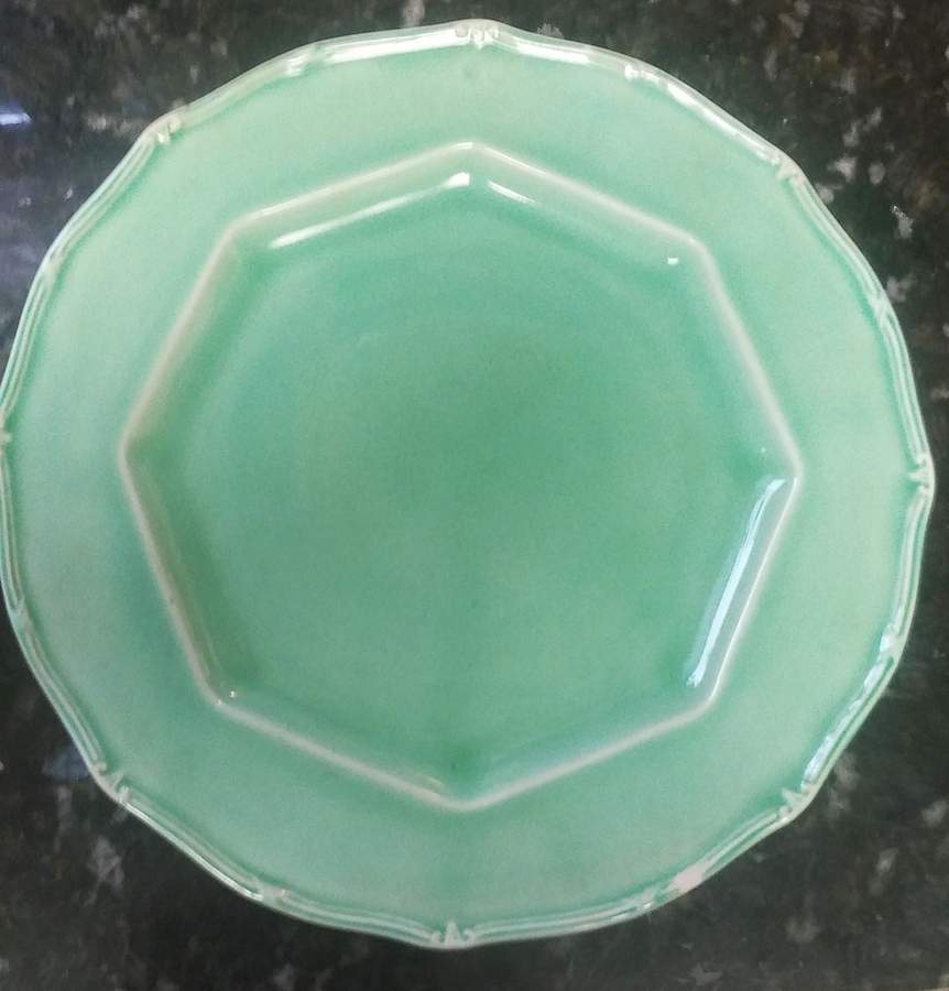 Paramount Green Dinner Plate by Taylor, Smith & Taylor (Ts&T)-1