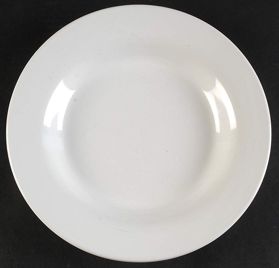 Over and Over White Dinner Plate by Tabletops Unlimited-1
