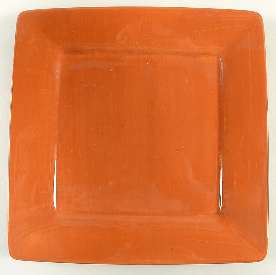 Misto Apricot Square Dinner Plate by Tabletops Unlimited-1
