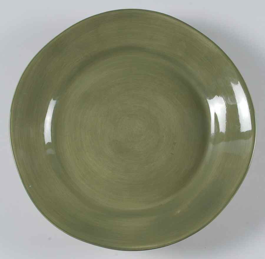 Napoli Green Dinner Plate by Tabletops Unlimited-1