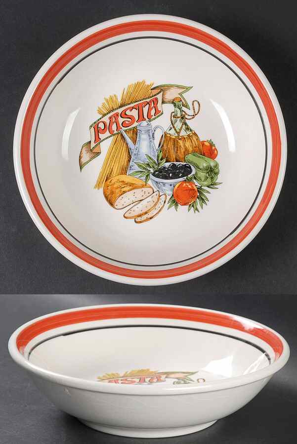 TCI36 8" Individual Pasta Bowl by Tre Ci-1