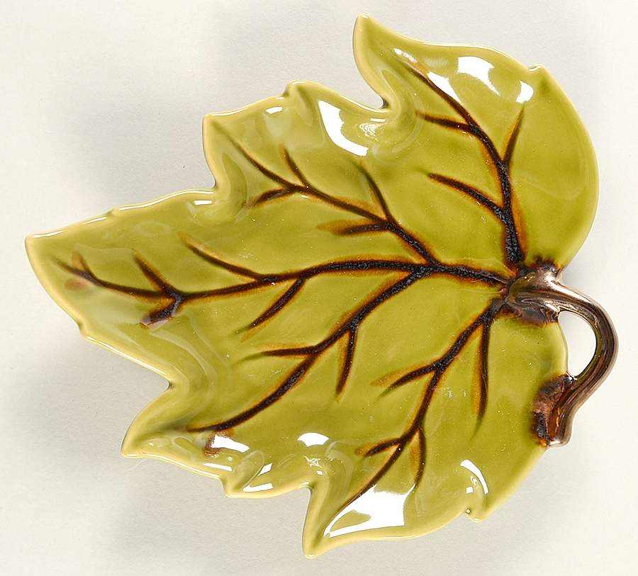 Stonehenge Small Leaf Dish by Tabletops Unlimited-1