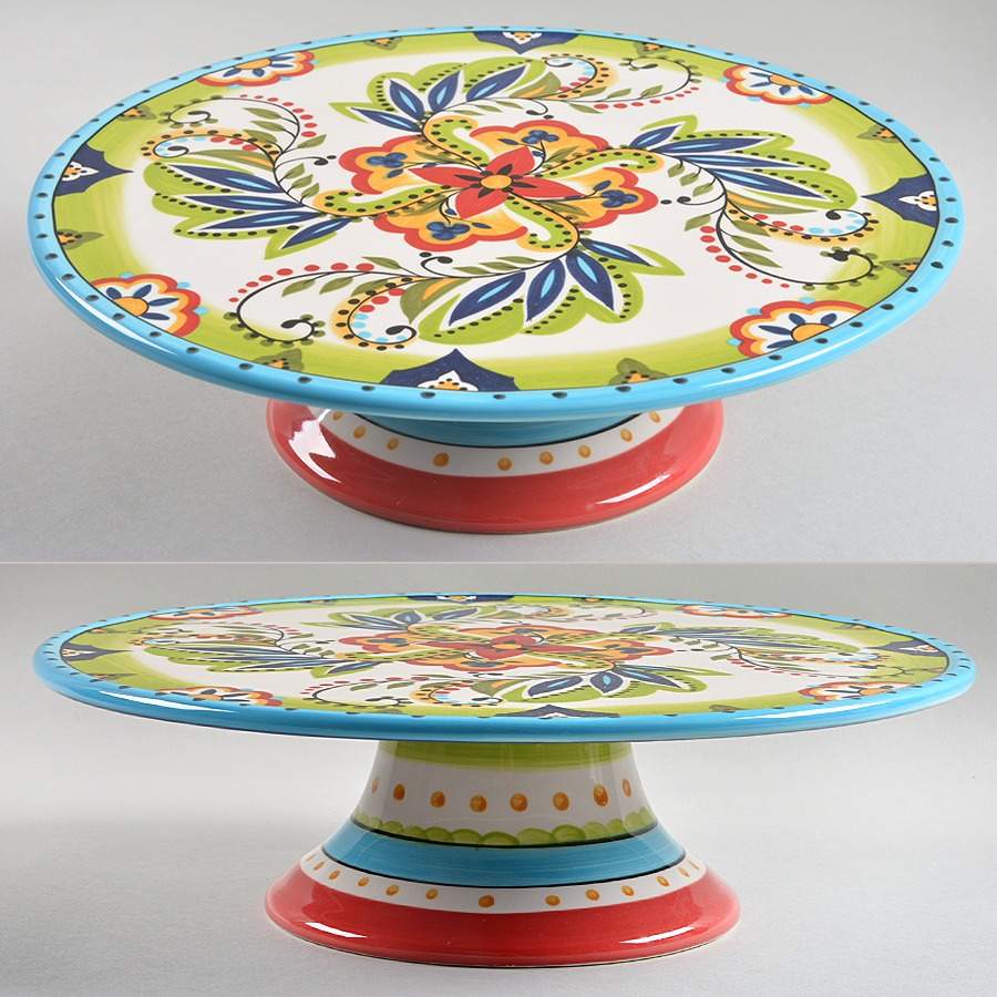 Bocca 12" Diameter Pedestal Cake Stand by Tabletops Unlimited-1