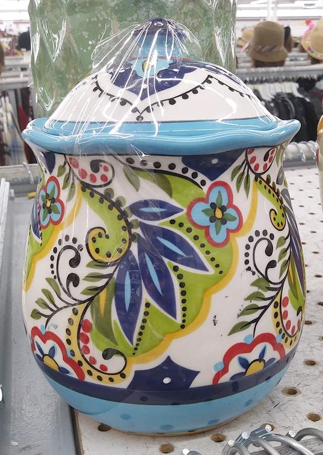 Bocca Cookie Jar & Lid by Tabletops Unlimited-1
