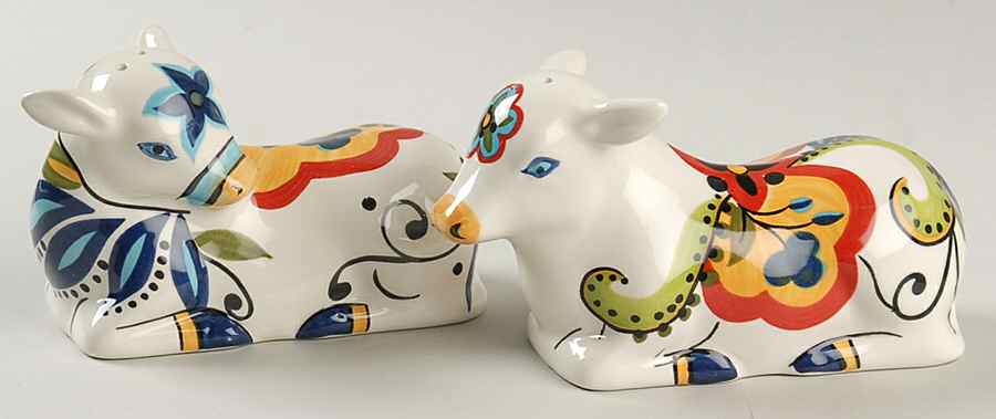 Bocca Figural Salt & Pepper Set by Tabletops Unlimited-1