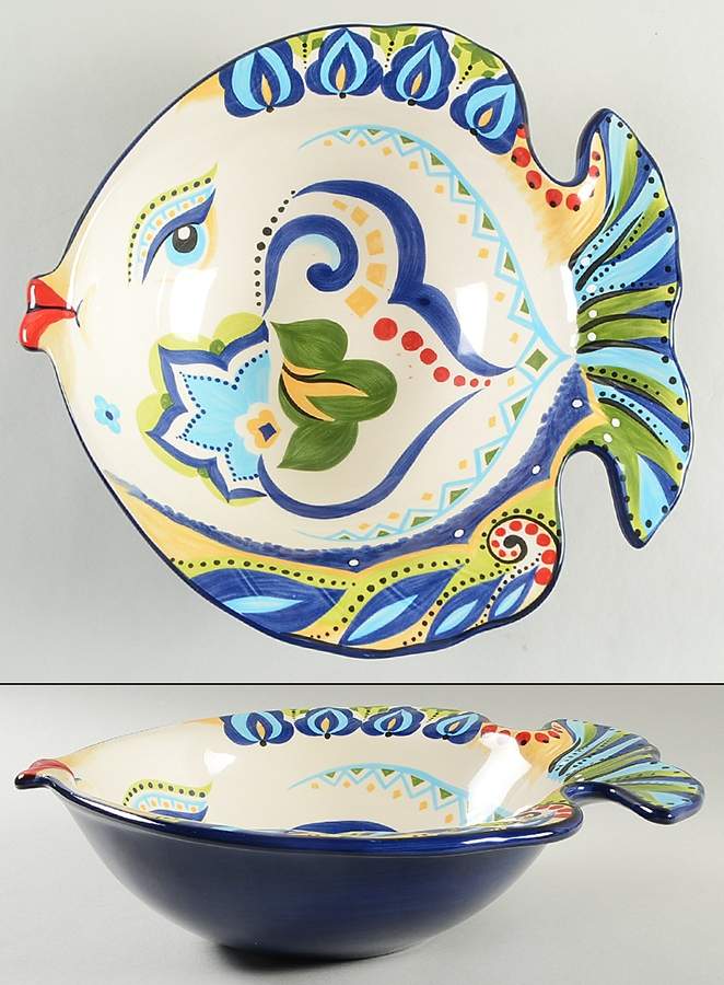 Bocca Fish Shaped Bowl by Tabletops Unlimited-1