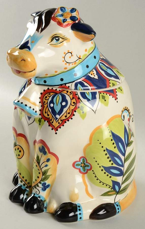 Bocca Large Figural Canister & Lid by Tabletops Unlimited-1