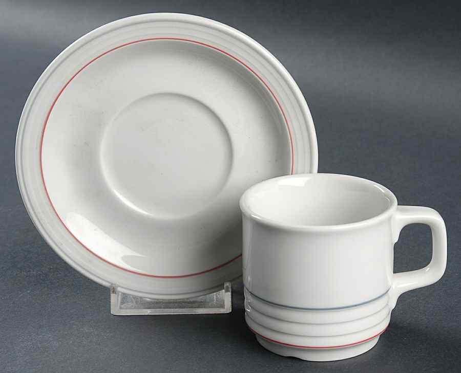THO459 Flat Demitasse Cup & Saucer Set by Thomas-1