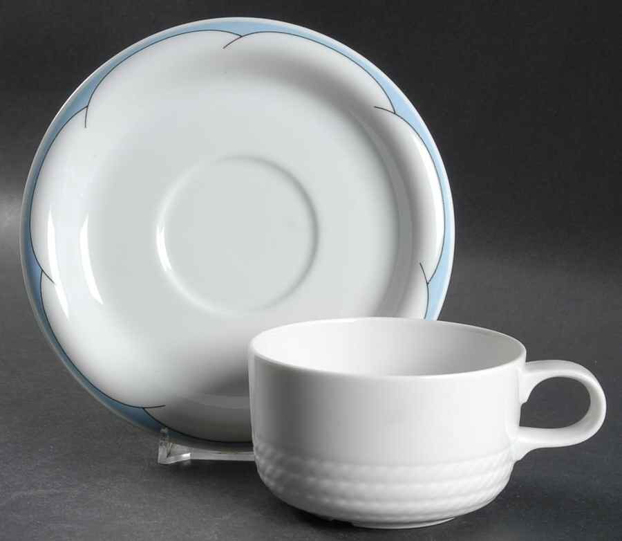 THO464 Flat Cup & Saucer Set by Thomas-1