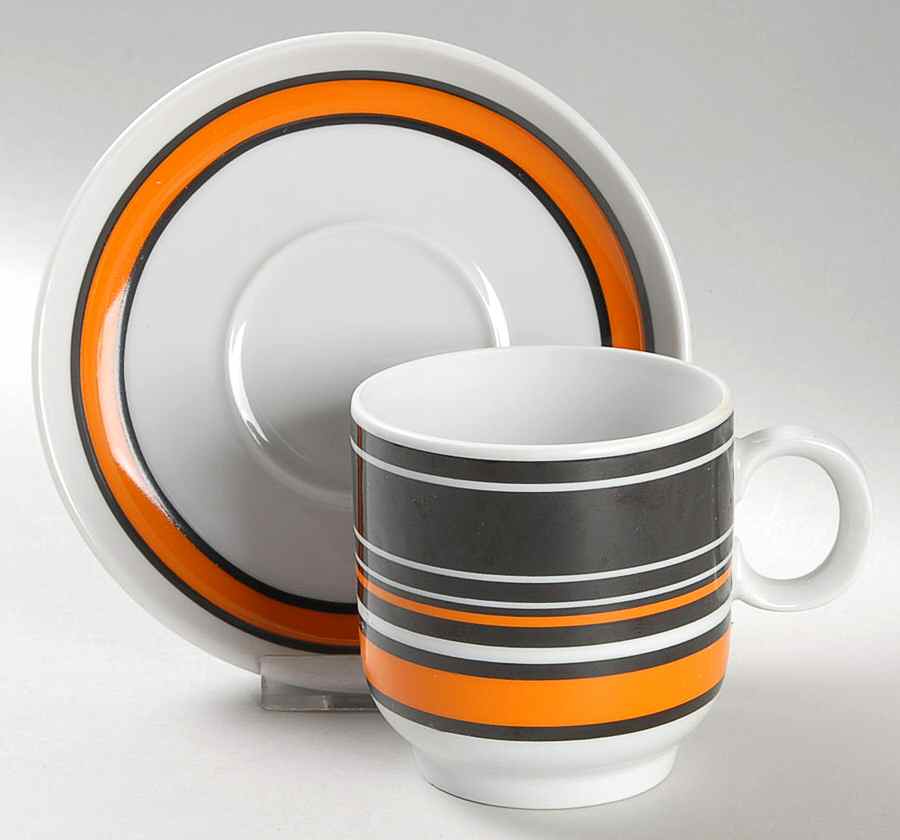 Viking Flat Cup & Saucer Set by Thomas-1