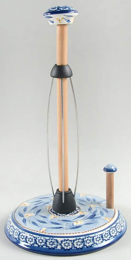Old World Blue Paper Towel Holder by Temp-Tations-1