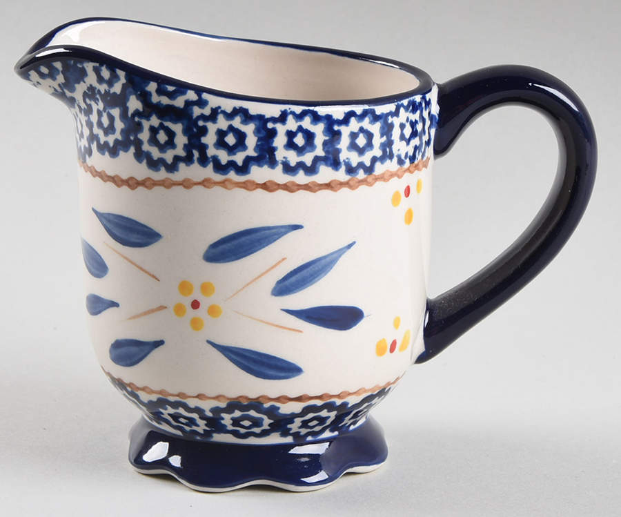 Old World Blue Creamer by Temp-Tations-1