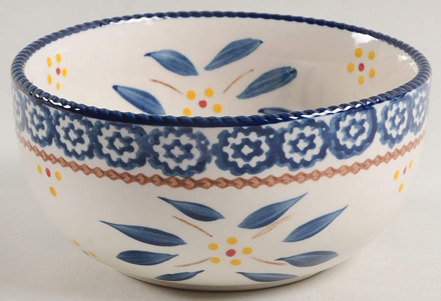Old World Blue Soup/Cereal Bowl by Temp-Tations-1