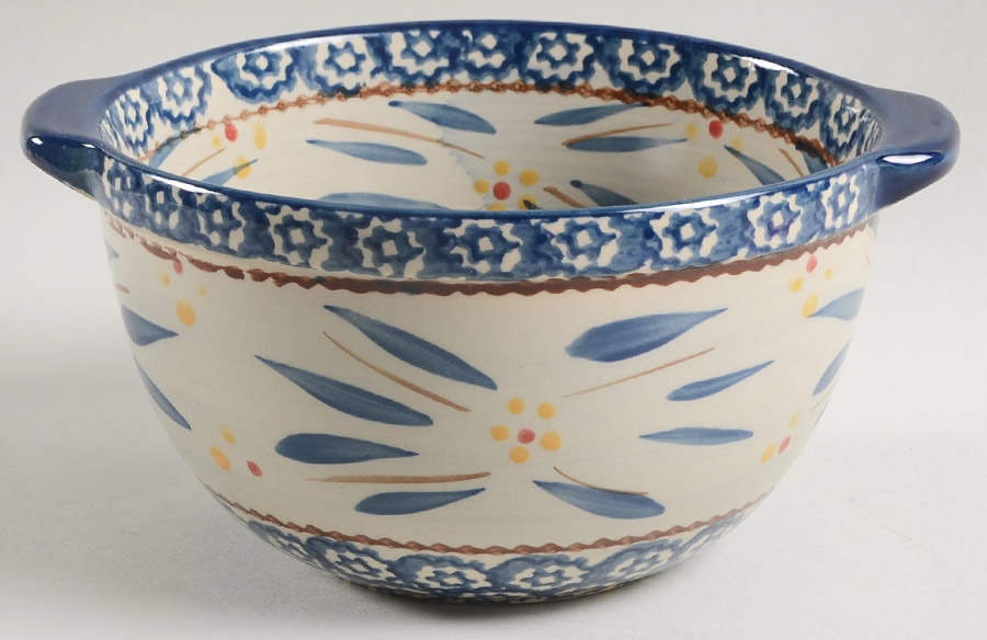Old World Blue 6" 1 Qt Round Bowl by Temp-Tations-1