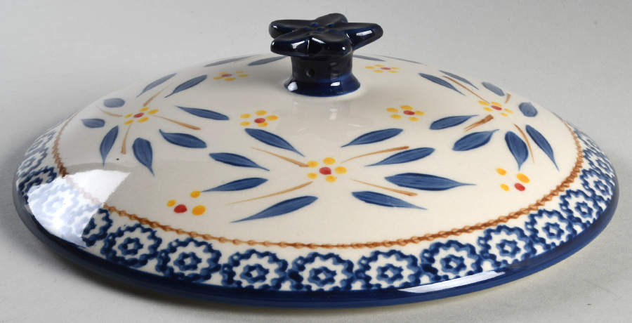 Old World Blue Lid for Tureen by Temp-Tations-1