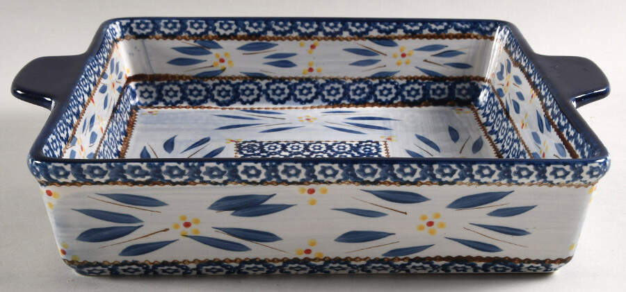Old World Blue 13' Square Baker by Temp-Tations-1