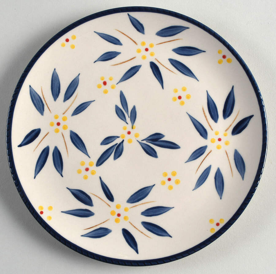 Old World Blue Salad Plate by Temp-Tations-1