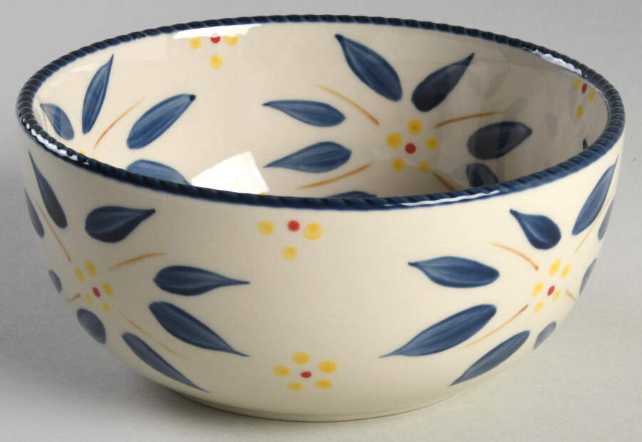 Old World Blue Soup/Cereal Bowl by Temp-Tations-1