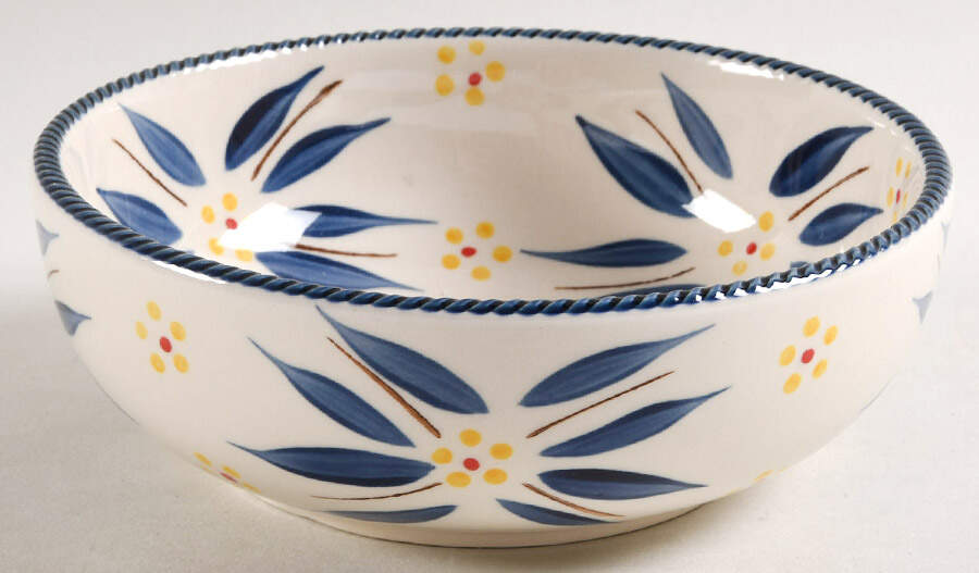 Old World Blue Soup/Cereal Bowl by Temp-Tations-1