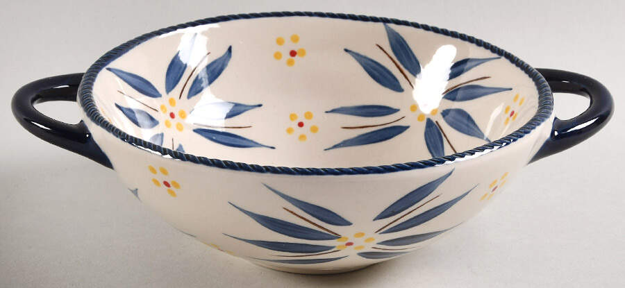 Old World Blue Individual Handled Wok Bowl by Temp-Tations-1