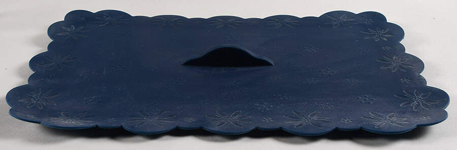 Old World Blue Silicone Lid for 13" Rectangular Baker by Temp-Tations-1
