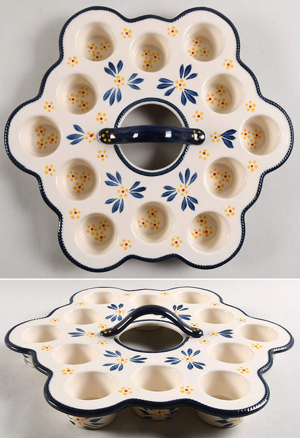 Old World Blue Muffin Pan (Holds 12 Mini Muffins) by Temp-Tations-1