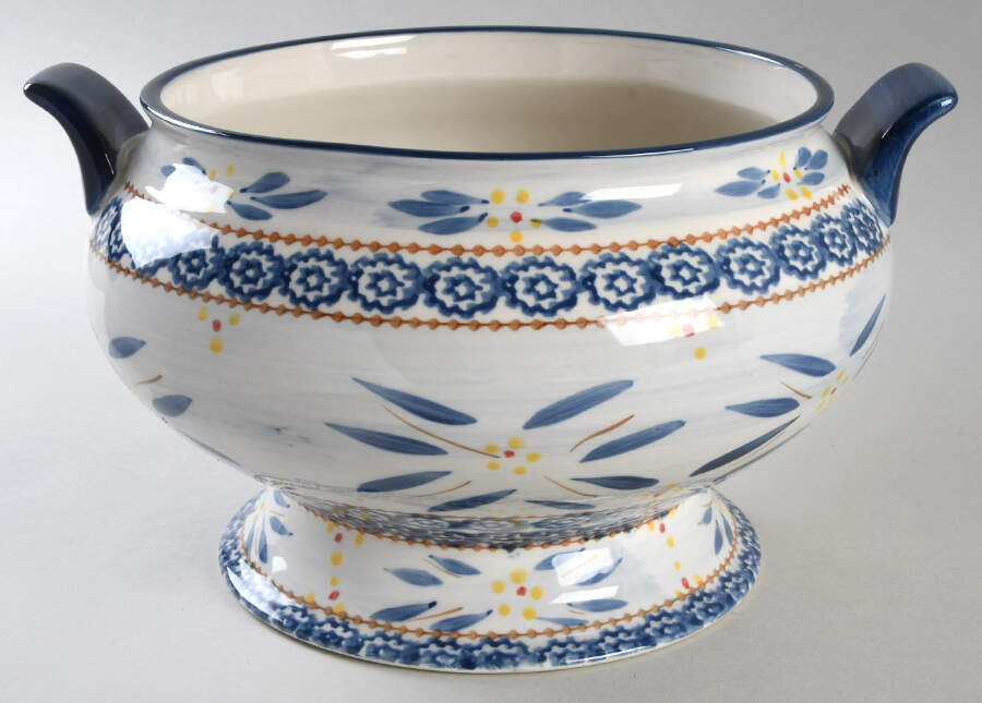 Old World Blue Tureen No Lid by Temp-Tations-1