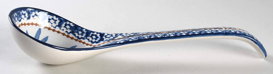 Old World Blue Tureen Ladle by Temp-Tations-1