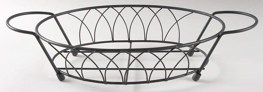 Old World Blue Metal Stand for 2 Quart Covered Casserole by Temp-Tations-1