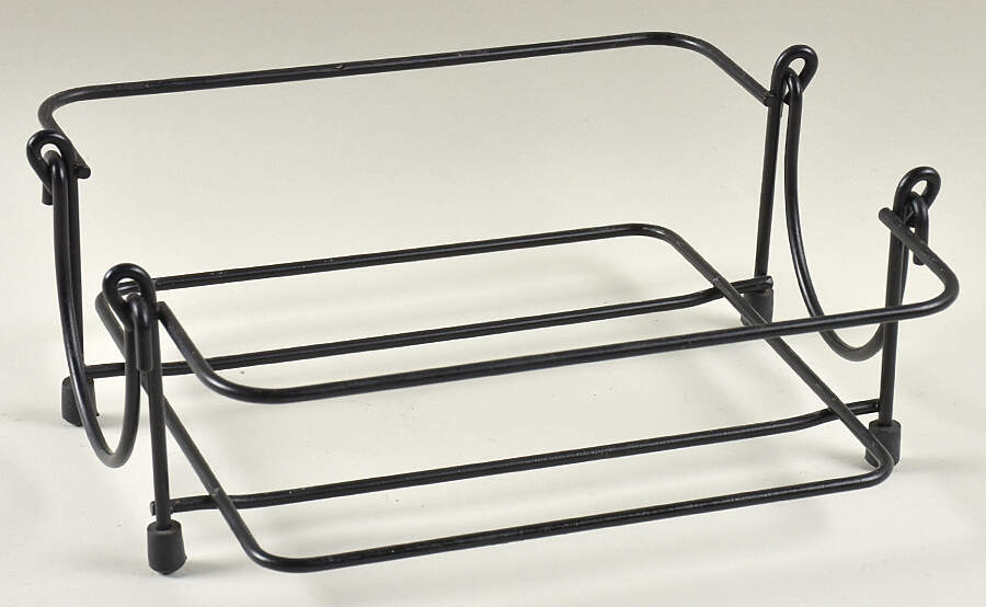 Old World Blue Metal Stand for 9" Square Baker by Temp-Tations-1