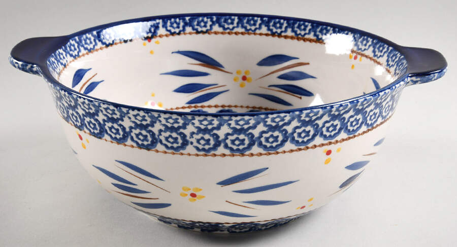 Old World Blue 9" Mixing Bowl by Temp-Tations-1