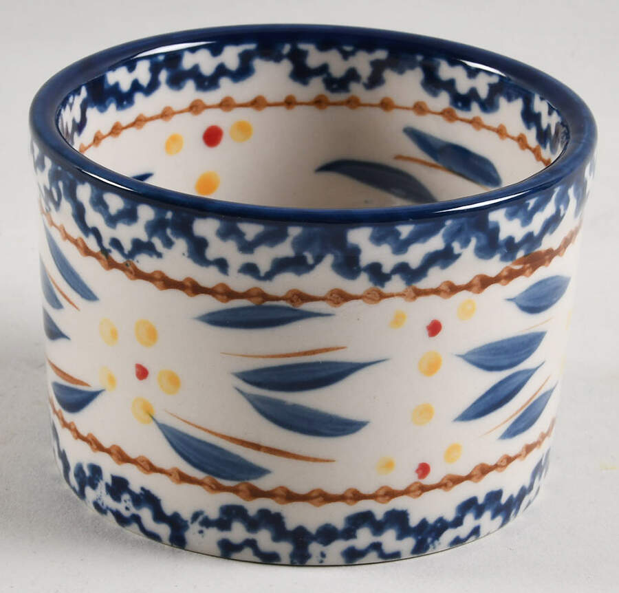 Old World Blue Condiment Dish No Lid by Temp-Tations-1