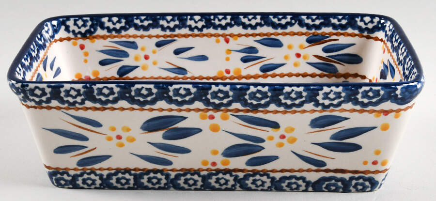 Old World Blue Loaf Pan by Temp-Tations-1