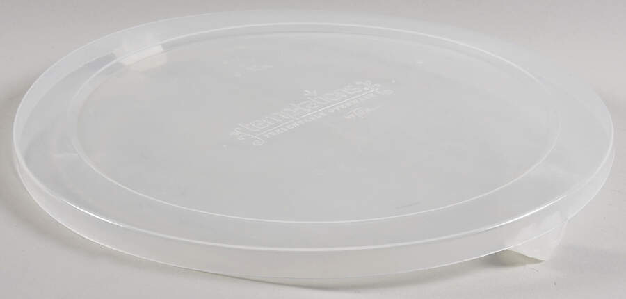 Old World Blue Plastic Lid for 9" Round Baker by Temp-Tations-1