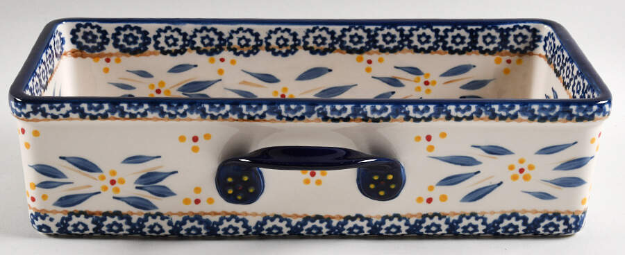 Old World Blue Multifunctional Baker No Lid Or Drip Tray by Temp-Tations-1
