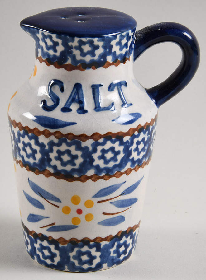Old World Blue Salt Shaker by Temp-Tations-1