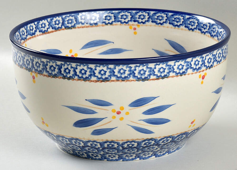 Old World Blue 9" Mixing Bowl by Temp-Tations-1