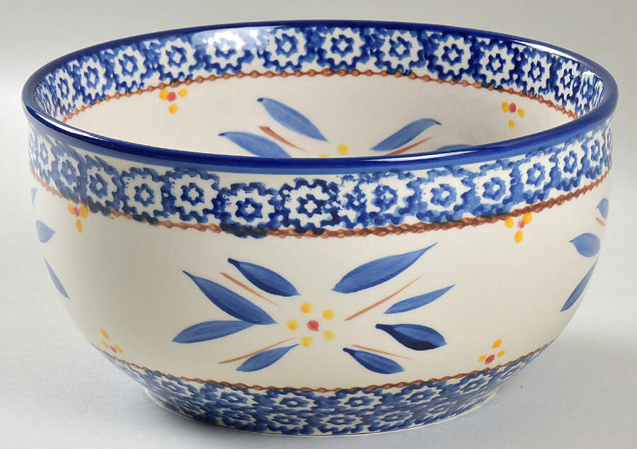 Old World Blue 7" Mixing Bowl by Temp-Tations-1