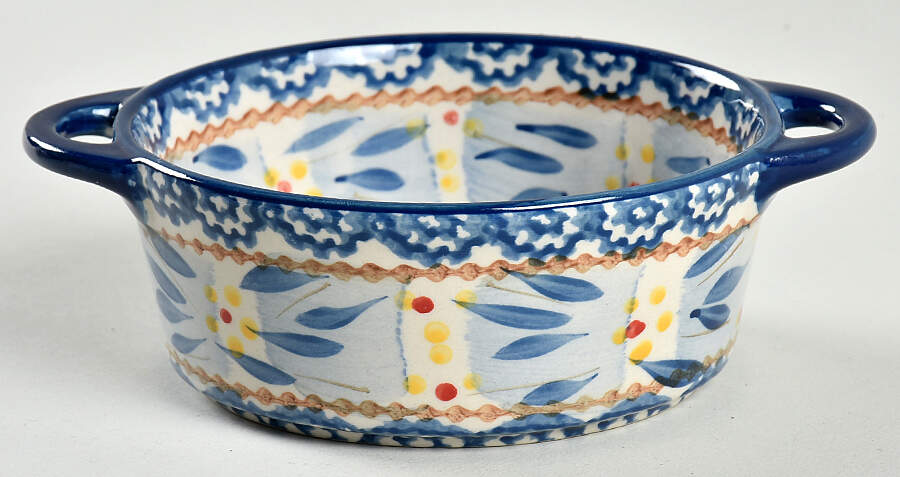 Old World Blue 10 Oz Individual Casserole No Lid by Temp-Tations-1