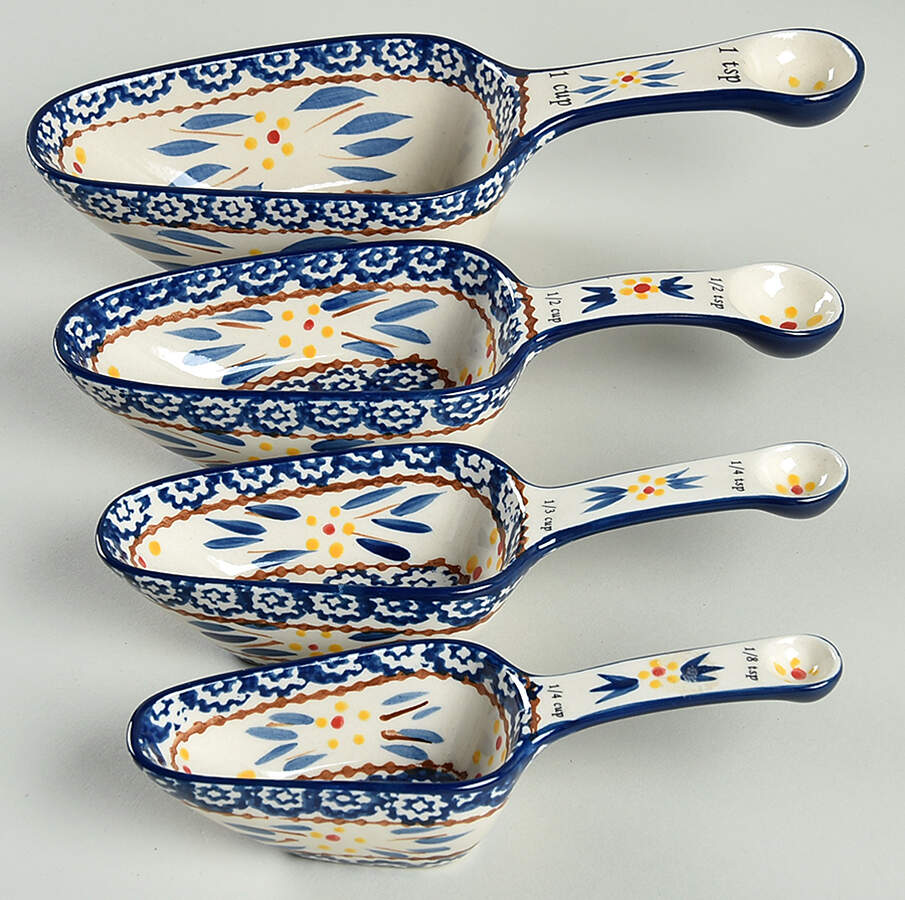 Old World Blue (4 Piece) Measuring Scoop Set by Temp-Tations-1