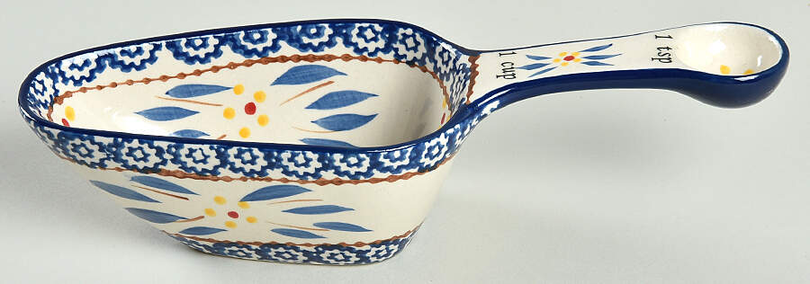 Old World Blue 1 Cup Measuring Scoop by Temp-Tations-1