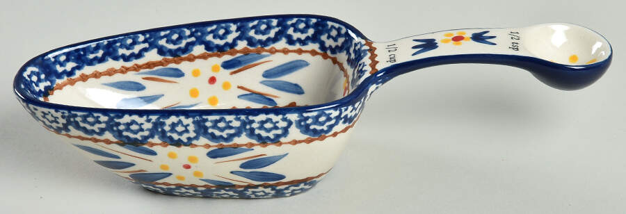Old World Blue 1/2 Cup Measuring Scoop by Temp-Tations-1