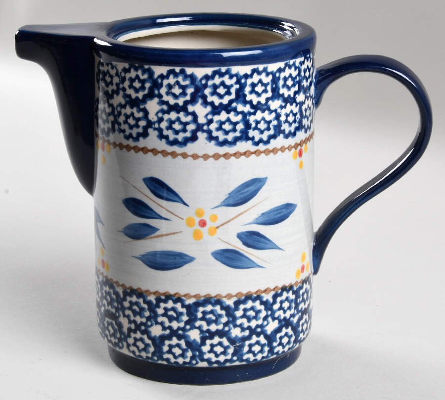 Old World Blue Coffee Pot No Lid by Temp-Tations-1