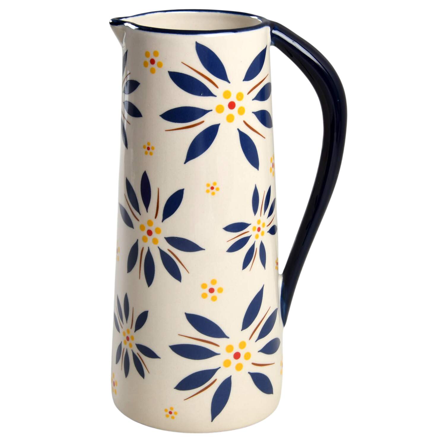 Old World Blue 28 Oz Pitcher by Temp-Tations-1