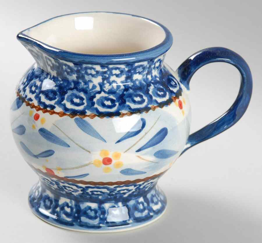 Old World Blue Creamer by Temp-Tations-1