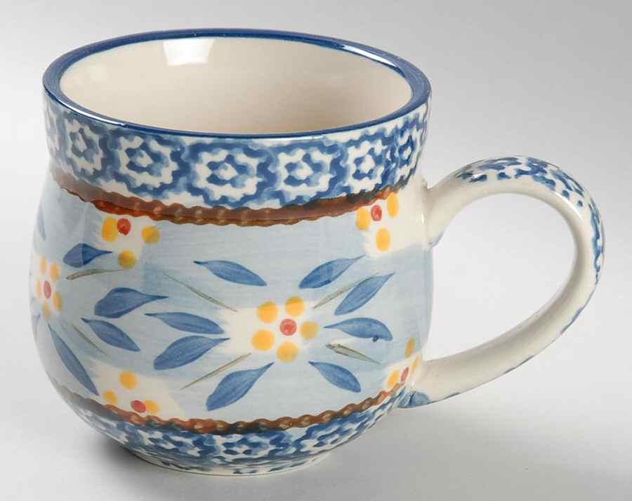 Old World Blue Mug by Temp-Tations-1