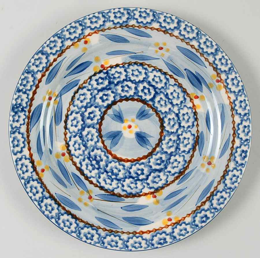 Old World Blue Salad Plate by Temp-Tations-1