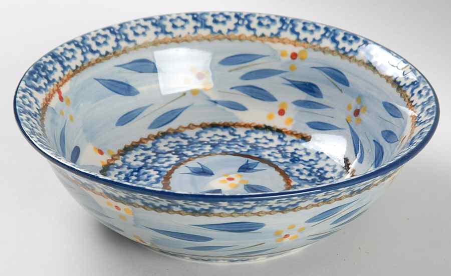 Old World Blue Soup/Cereal Bowl by Temp-Tations-1